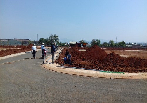 Lắp đặt đường ống cấp nước khu dân cư SH Land